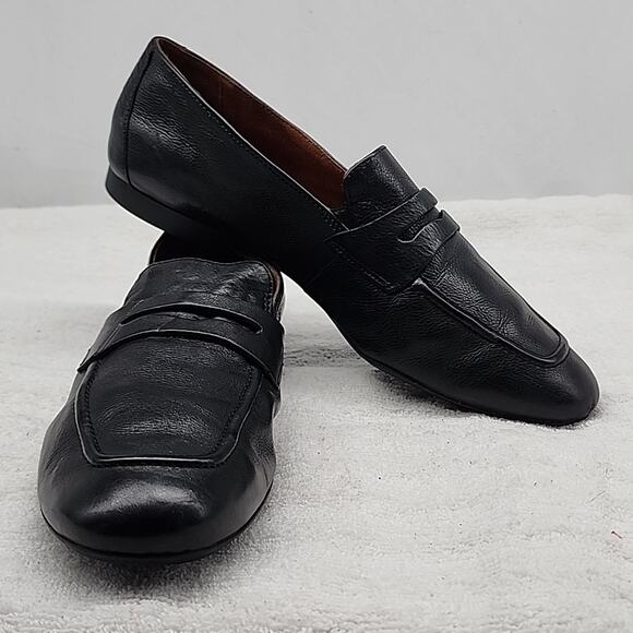 PAUL GREEN STYLE NATALIE PENNY LOAFERS IN BLACK SOFT LEATHER LADIES 5.5 NWOB - Picture 15 of 16